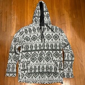 Hoodie quarter zip